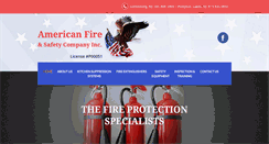 Desktop Screenshot of americanfireextinguishers.com